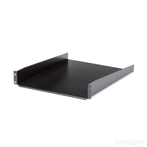 StarTech.com CABSHELF22 2U Server Rack Shelf - Heavy Duty Steel, 50lb Capacity, 22" Deep
