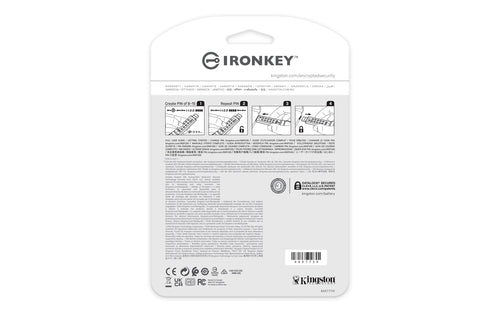 IronKey Keypad 200 USB Flash Drive 16GB FIPS 140-3 AES-256 Encryption