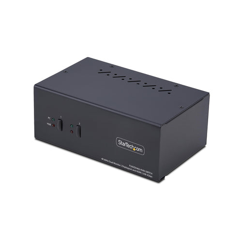 KVM Switch StarTech.com P2ADDH462 4K Ultra HD 36W - P2ADDH462-KVM-SWITCH