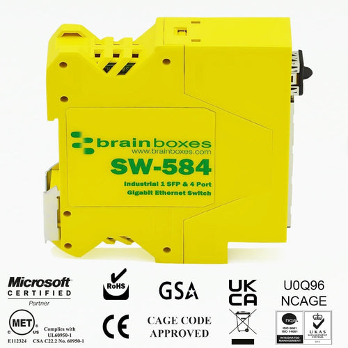 Brainboxes SW-584 network switch