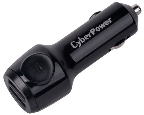 Mobile Device Charger CyberPower CPTDC2U 5V Cigar Lighter Black