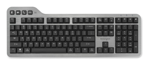 Mechanical Wired & Wireless Keyboard Kensington MK7500F QWERTY LED Aluminium Black