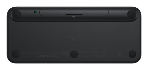 Wireless Bluetooth Mini Keyboard QWERTY Scissor Switch Graphite