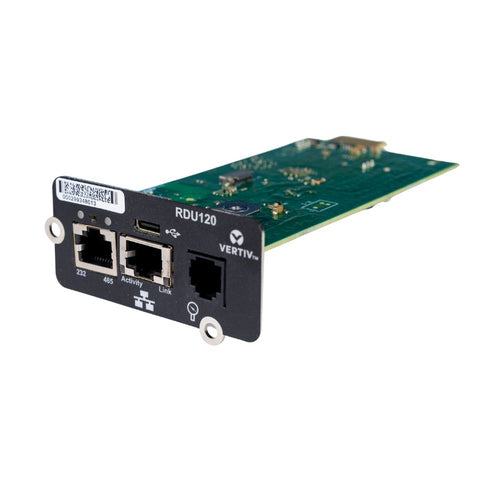 Network Card Vertiv Liebert IntelliSlot RDU120 1Gb Ethernet RS-485 USB Port - RDU120
