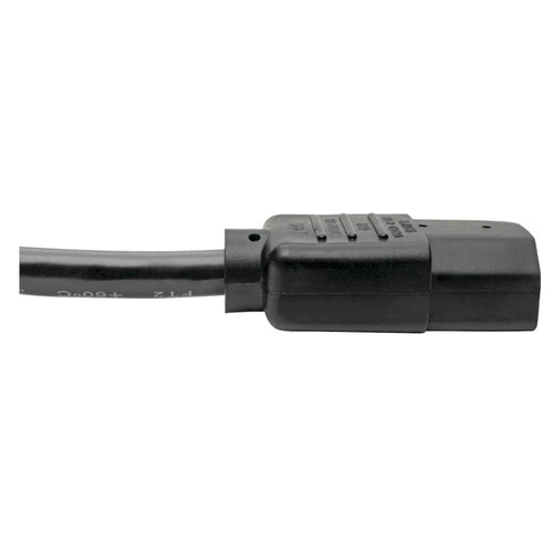 Power Extension Cable Tripp Lite P004-002 2ft C14 C13 10A 18AWG