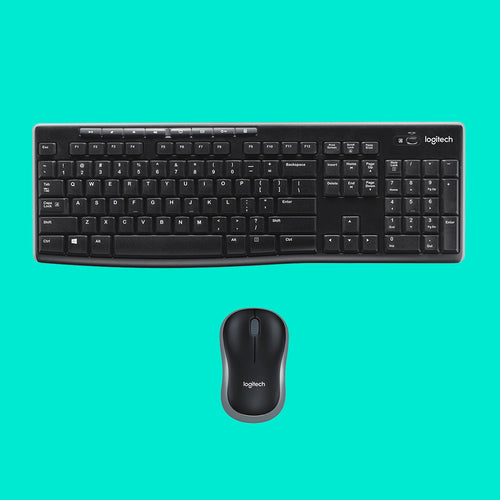 Keyboard Mouse Combo Logitech MK270 Wireless QWERTZ Full-size - 920-004534