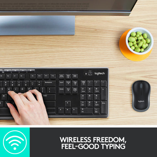 Keyboard Mouse Combo Logitech MK270 Wireless QWERTZ Full-size - 920-004534