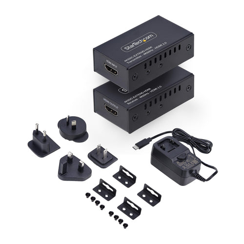 HDMI Extender 4K 60Hz Over CAT5e/CAT6 Transmitter Receiver Kit