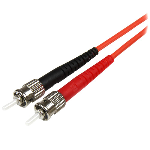 1m Fiber Optic Cable Multimode Duplex LSZH OM2 LC/ST StarTech.com