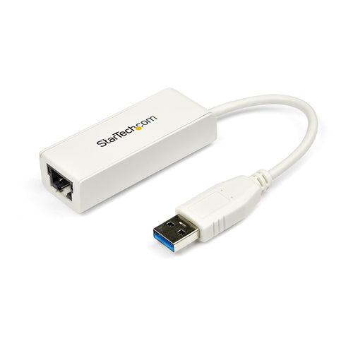 Network Adapter StarTech USB 3.0 Gigabit Ethernet 10/100/1000 Mbps Wired RJ45 - USB31000SW