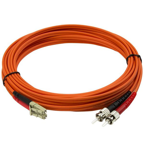 Fiber Optic Cable StarTech.com 5m Multimode Duplex LC/ST LSZH
