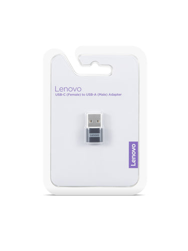 USB-C to USB-A Gender Changer Adapter Black Lenovo