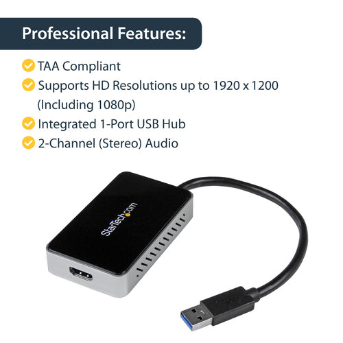 StarTech.com USB32HDEH USB graphics adapter
