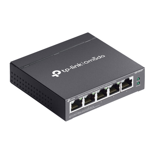 Network Switch TP-Link Omada DS105GP 5-Port Gigabit PoE Wall-Mountable
