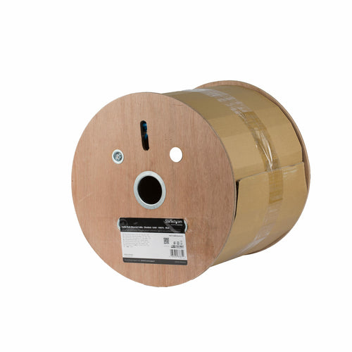 Ethernet Cable StarTech Bulk Cat 6a 1000 ft Solid CMR-Rated Blue