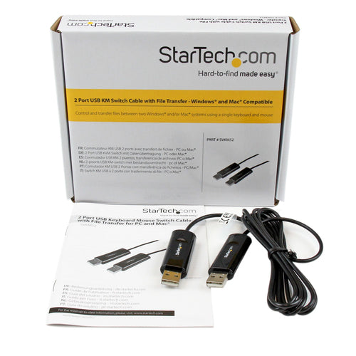 KVM Cable StarTech.com SVKMS2 1.8m USB 2.0 Two Type-A Connector