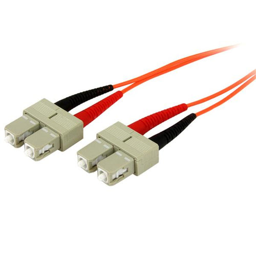 Fiber Optic Cable Multimode Duplex 50/125 SC/SC 2m OFNP Plenum