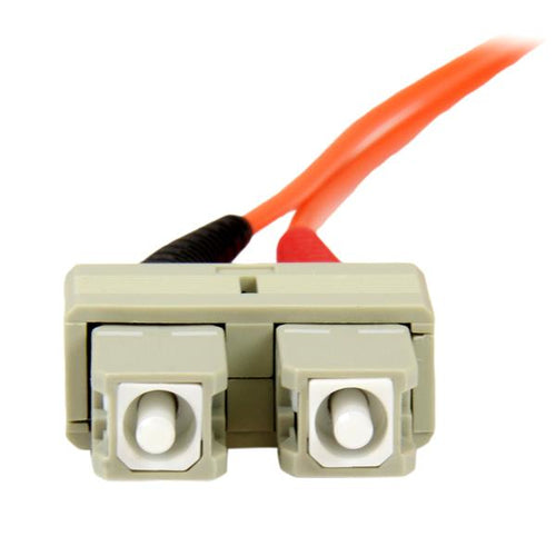 Fiber Optic Cable Multimode Duplex 50/125 SC/SC 2m OFNP Plenum