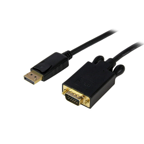 Video Cable Adapter StarTech DP2VGAMM6B 6ft Active DisplayPort to VGA 1080p