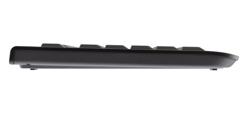 Full-Size CHERRY KC 1000 Wired USB Keyboard QWERTZ Black