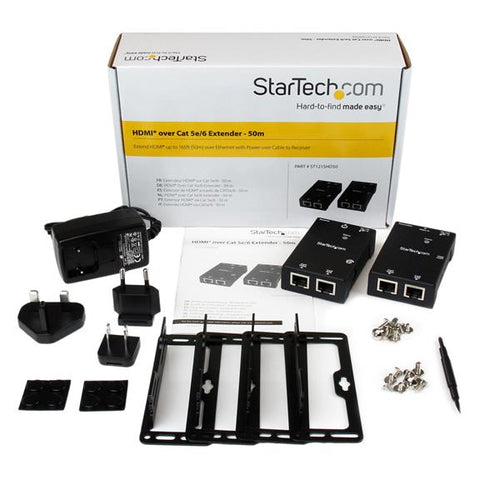 AV Extender StarTech.com ST121SHD50 HDMI Over CAT5e/CAT6 165 ft 1920x1080 Wired - ST121SHD50