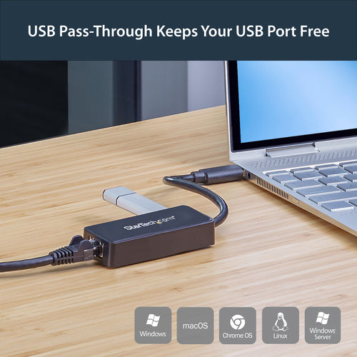 Network Adapter StarTech.com USB 3.0 Gigabit Ethernet 5000 Mbit/s Wired - USB31000SPTB