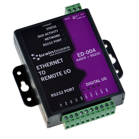 Digital/Analogue I/O Module Brainboxes ED-004 RS-232 4 Channels