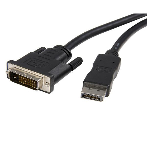 DisplayPort to DVI Adapter Cable StarTech 10ft 1080p Male to Male
