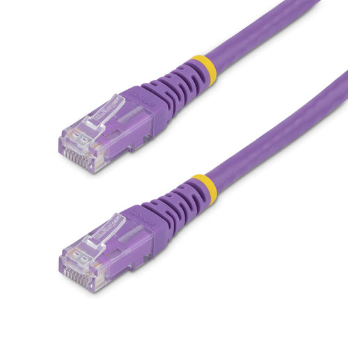 CAT6 Ethernet Cable StarTech.com 20ft 250MHz 100W PoE RJ45 Purple