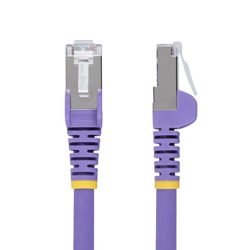 Networking Cable StarTech.com NLPL-6IN-CAT6A-PATCH 10GbE 100W PoE++ Snagless Purple