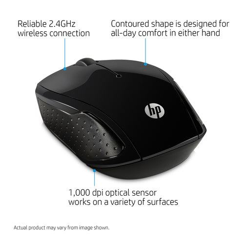 HP 200 Black Wireless mouse