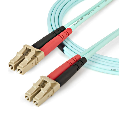 Fiber Optic Cable StarTech.com 1m LC to LC OM4 Multimode 100G Low Insertion Loss - 450FBLCLC1