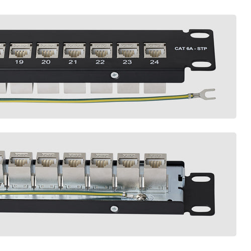 StarTech.com C6APANELSTP241UFT patch panel