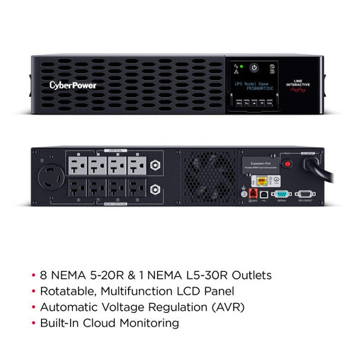 CyberPower PR3000RT2UC uninterruptible power supply (UPS)
