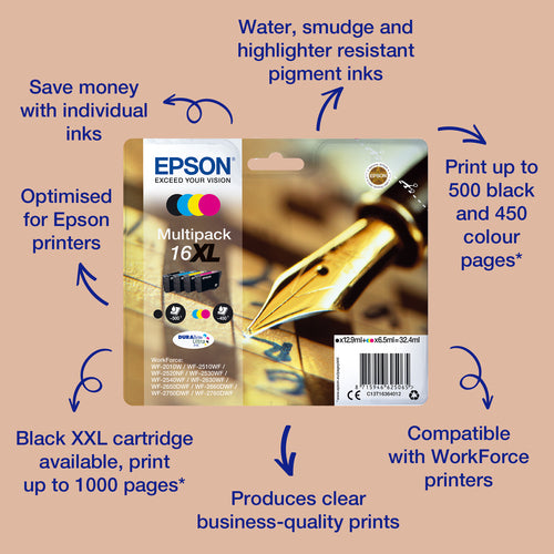 Epson Pen and crossword C13T16244012 ink cartridge