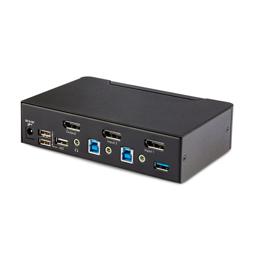 2-Port KVM Switch 8K 60Hz DisplayPort USB 3.0 TAA Compliant