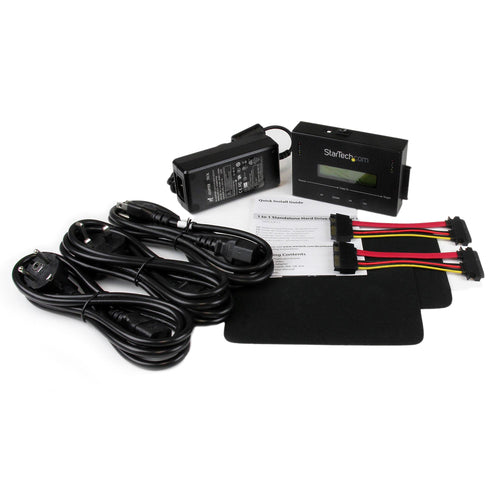 Hard Drive Duplicator StarTech.com SATDUP11 1:1 Standalone Eraser SATA LCD - SATDUP11