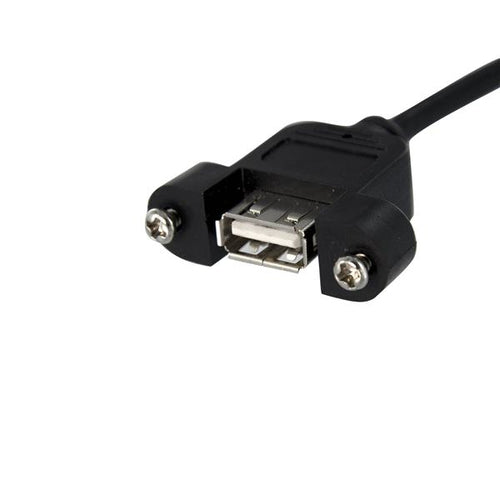 3ft USB Panel Mount Cable USB A to Motherboard Header Female Connector