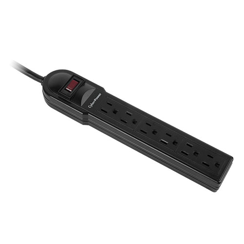 Surge Protector CyberPower CSB606 900 Joules 6 AC Outlets NEMA 5-15R