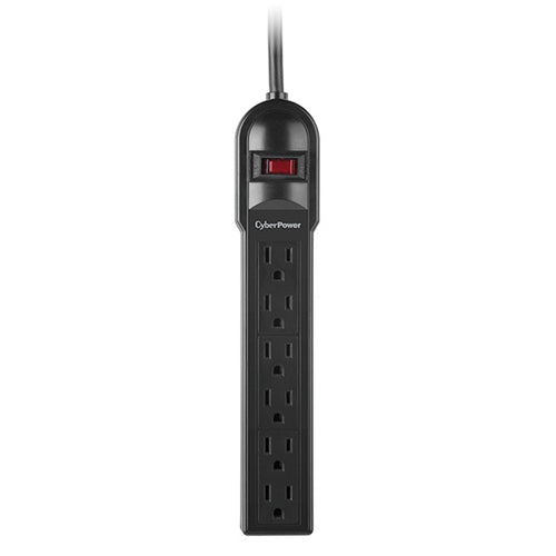 Surge Protector CyberPower CSB606 900 Joules 6 AC Outlets NEMA 5-15R