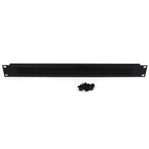 Cable Management Panel StarTech.com CMBRUSH1U 1U Steel Brush Strip