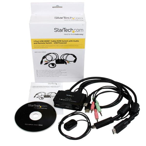 KVM Switch StarTech.com SV211HDUA 2-Port USB HDMI Full HD 1920x1200