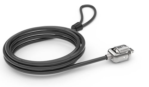 Cable Lock Compulocks CL15 T-bar Keyed Security Black Silver