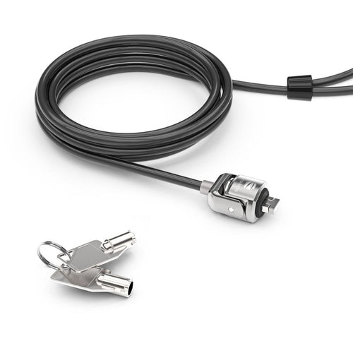 Cable Lock Compulocks CL15 T-bar Keyed Security Black Silver