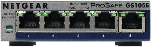 NETGEAR GS105E-200PES network switch