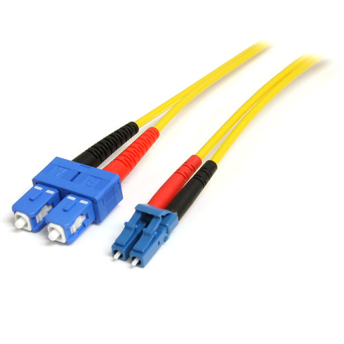 Fiber Optic Cable StarTech.com SMFIBLCSC4 4m Single-Mode Duplex LC to SC