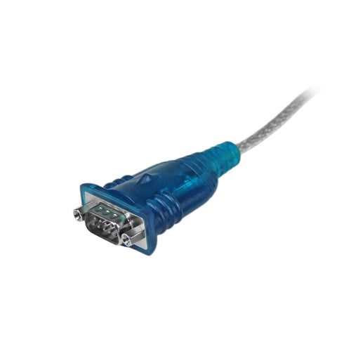 USB to RS232 DB9 Serial Adapter Cable 1-Port 17in Grey