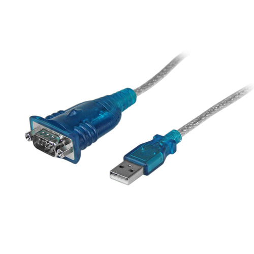 USB to RS232 DB9 Serial Adapter Cable 1-Port 17in Grey