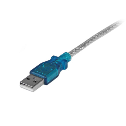 USB to RS232 DB9 Serial Adapter Cable 1-Port 17in Grey