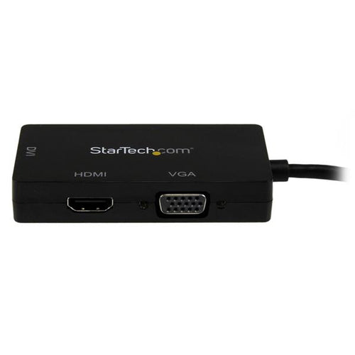 Mini DisplayPort to VGA DVI HDMI Converter 3-in-1 Adapter 0.15m